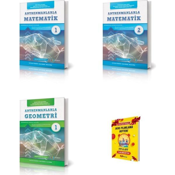 2024 Antrenmanlarla Matematik 1 - Antrenmanlarla Matematik 2 - Antrenmanlarla Geometri 1 - Antrenman Yayıncılık - Image 1