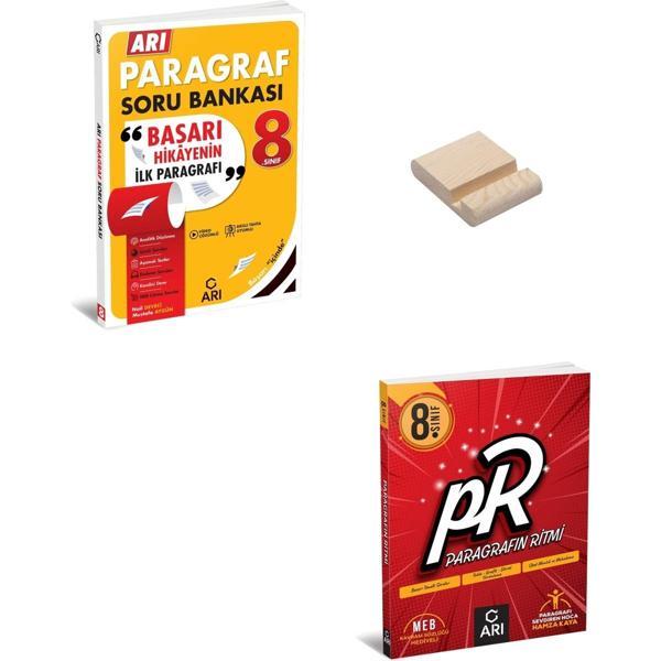 Lgs 8. Sınıf Paragraf Soru Bankası ve Paragrafın Ritmi + Telefon Standı - Arı Yayıncılık - Image 1