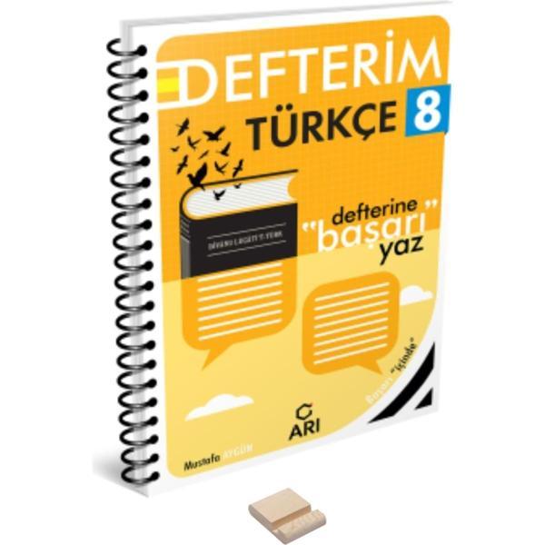 Lgs 8. Sınıf Türkçe Defterim ve Telefon Standı - Arı Yayıncılık - Image 1