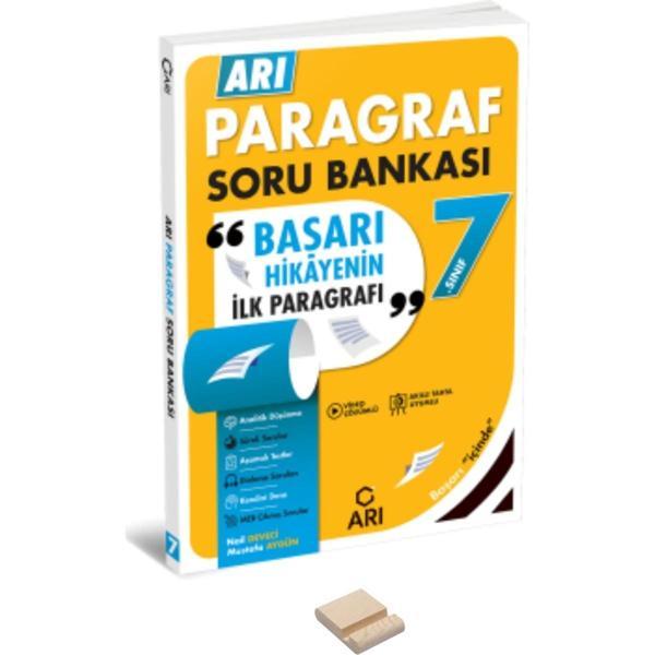 7. Sınıf Arı Paragraf Soru Bankası ve Telefon Standı - Arı Yayıncılık - Image 1