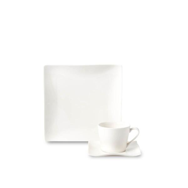 Korkmaz Link Collection 28 Parça Kare Kahvaltı Takımı A8680 - Image 1