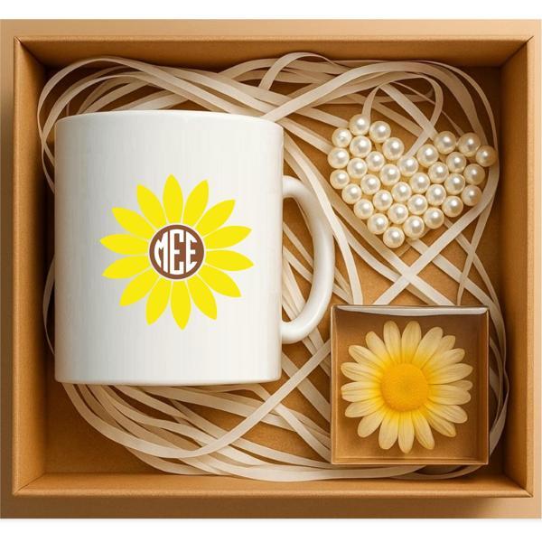 Kişiye Özel 3 Harf Monogram Hediye Kutusu, Konsept Hediye Sepeti - P207 - Image 1