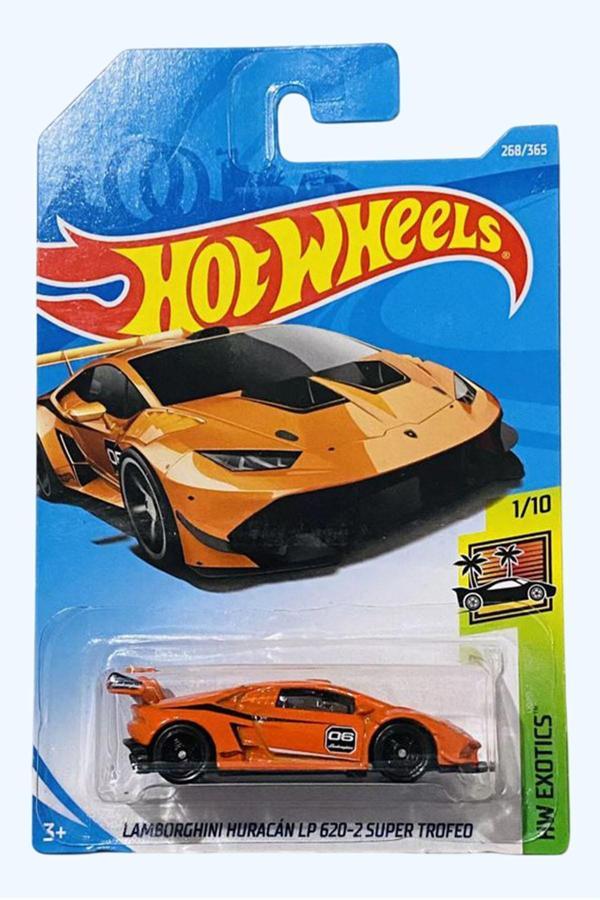 Hot Wheels - Lamborghini Huracan LP 620-2 Super Trofeo (1/64) Turuncu - Yurt Dışı Uzun Kartonet - 2018 Case - Image 1