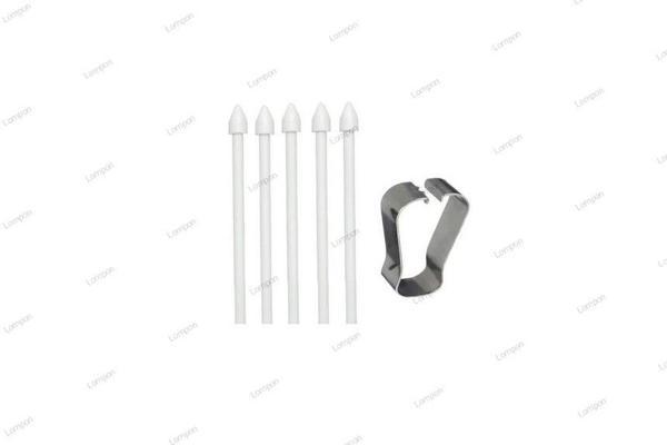 Samsung Galaxy Tab S6 / Tab S6 Lite / Tab S6 LTE / Tab S6 Lite LTE S Pen Kalem Ucu (5 Adet) Beyaz - Image 1