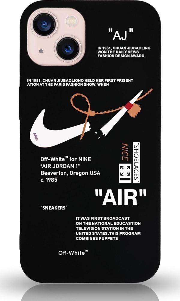 Printify Apple Iphone 13 Uyumlu Lansman Kılıf Sneakers Tasarımlı Altı Kapalı Içi Kadife Kaplı Silikon Kapak - Image 1