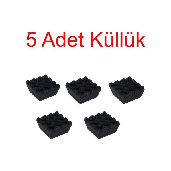 5 Adet Küllük Izgara Küllük Siyah Melamin Kül Tablası - Image 1