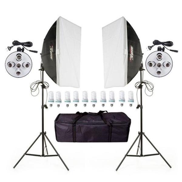 PDX ES-470 4 Duylu 2’li Softbox Işık Seti - Image 1