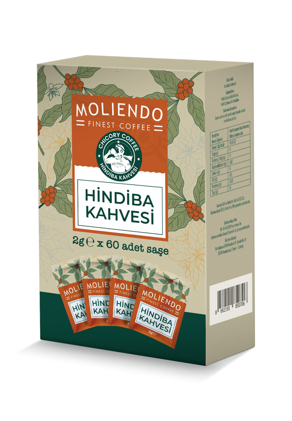Moliendo Hindiba Kahvesi 60 Tek İçimlik Paket 120 g - Image 1