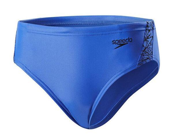 Speedo Mavi Erkek Çocuk Mayosu 8-10847C134 Boom Spl 6.5Cm Brf Jm Blu Blk - Image 1