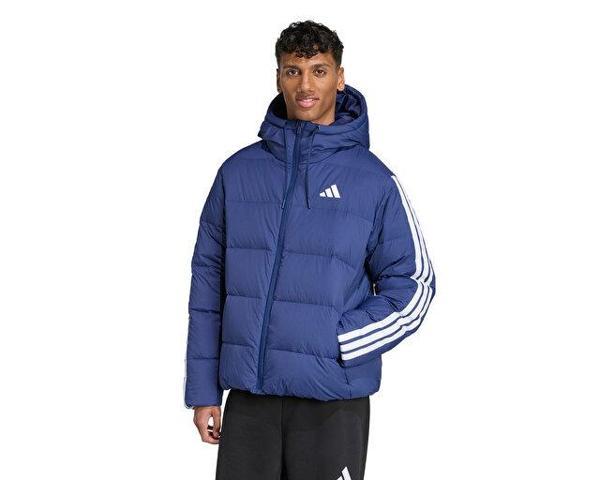 adidas Ess 3S P D Hd J Erkek Günlük Mont JX7799 Lacivert - Image 1