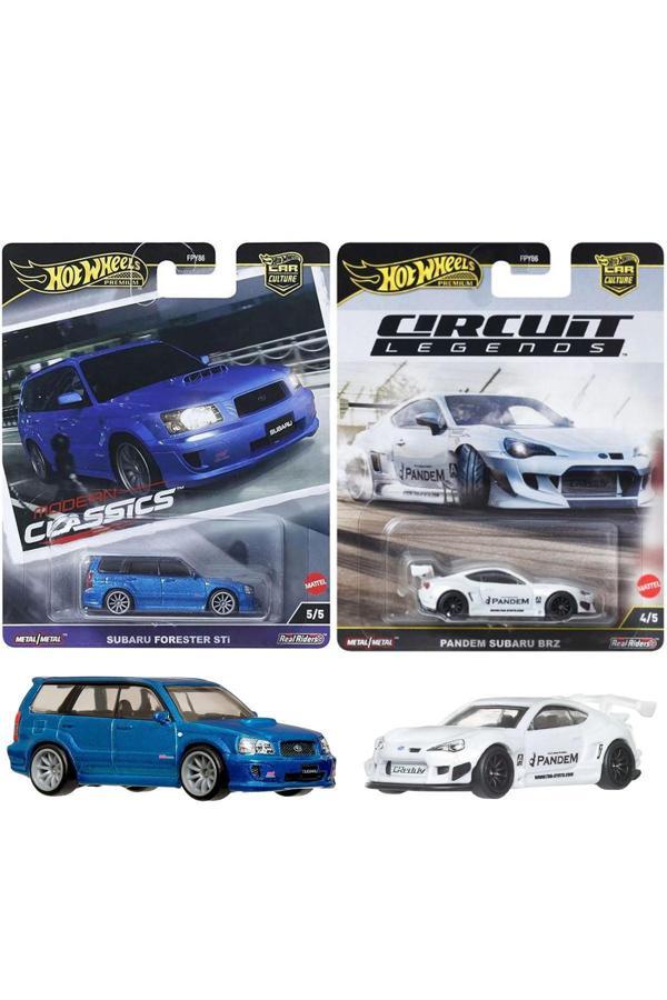 Premium Set - Hot Wheels Pandem Subaru BRZ & Hot Wheels Subaru Forester STi (1/64) - Image 1