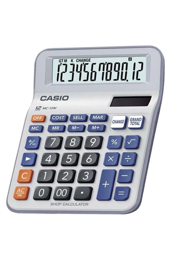 12 Hane Masa Üstü Hesap Makinesi Mc-12M-W - Image 1