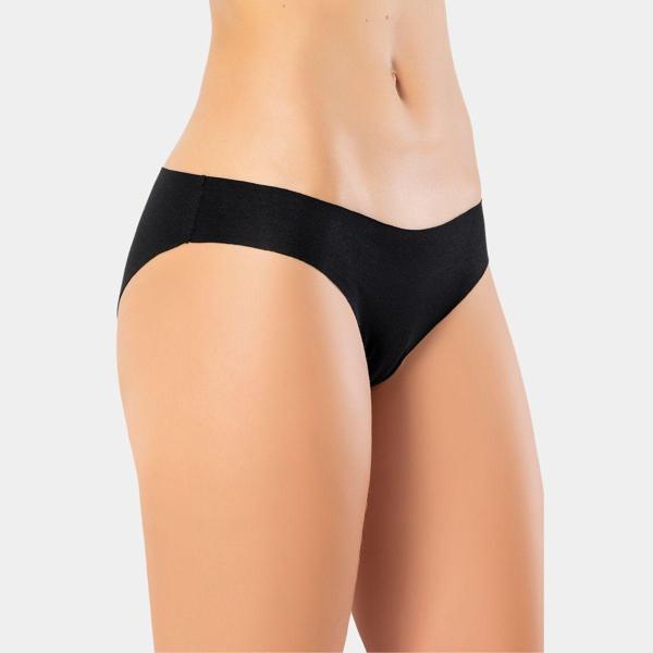 Türen Kadın Lazer Kesim Pamuklu Bikini Külot 907/Siyah - Image 1