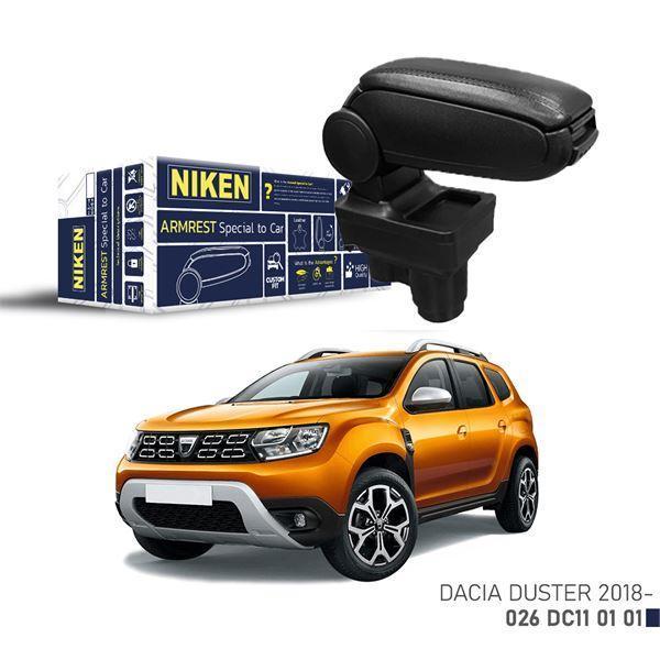 Nıken Dacıa Duster 2018- Araca Özel Kol Dayama Siyah NKN-026DC110101 - Image 1