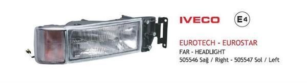 Ayfar Far Komple Sağ Iveco Euro Tech E4 E-Belgeli AYF.505546 - Image 1