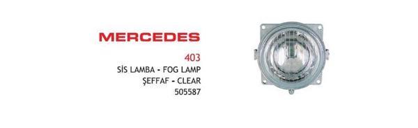 Ayfar Sis Lambası Beyaz Mercedes 403 - Iveco Otobüs Far AYF.505587 - Image 1