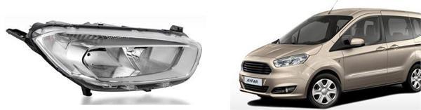 Ayfar Far Sol Ford Transıt Courıer 14- Motorlu Krom Çerçeveli AYF.505921 - Image 1