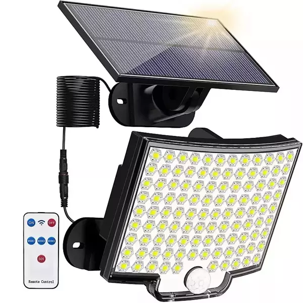 Solar Bahçe Aydınlatma Lambası 108 Led LF-2501B (2818) - Image 1