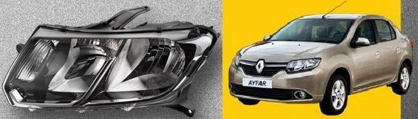 Ayfar Far Manuel Sağ Renault Clıo Symbol 2013- AYF.202286 - Image 1
