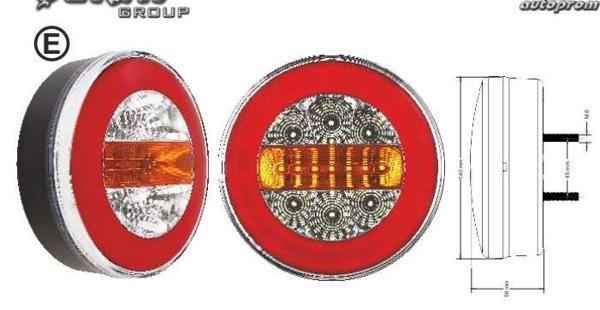 Çeray 24V Neon Led Hamburger Stop Lambası 4 Fonksiyonlu ( Stop , Park, Geri, Sinyal ) ÇR.201705-24V - Image 1