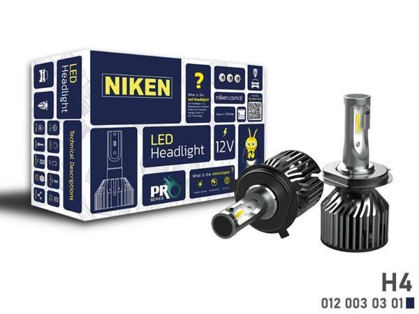 Nıken Led Xenon Ampul Pro Serısı  H4 NKN-0120030301 - Image 1