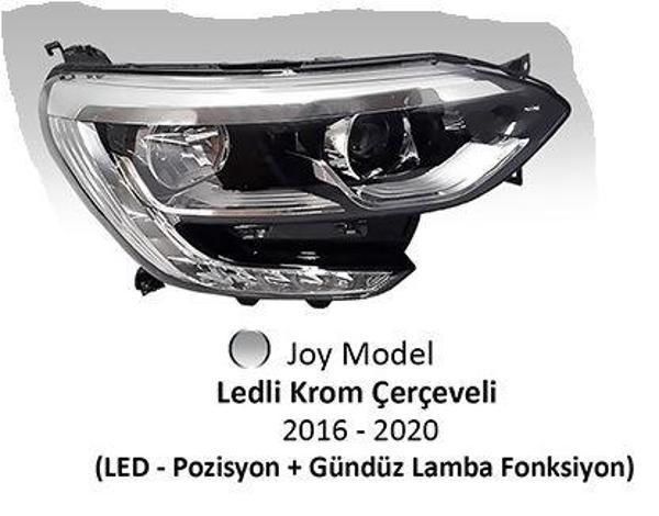 Ayfar Far Manuel Sol Renault Megane Iv 2017- Joy Model Ledli Krom Çerçeveli         AYF.202327 - Image 1