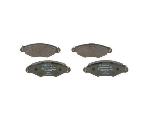 Bosch Fren Balata Ön Peugeot P206  98-- P206+  06-- Renault Kangoo  0986Tb2316 0986495244 - Image 1