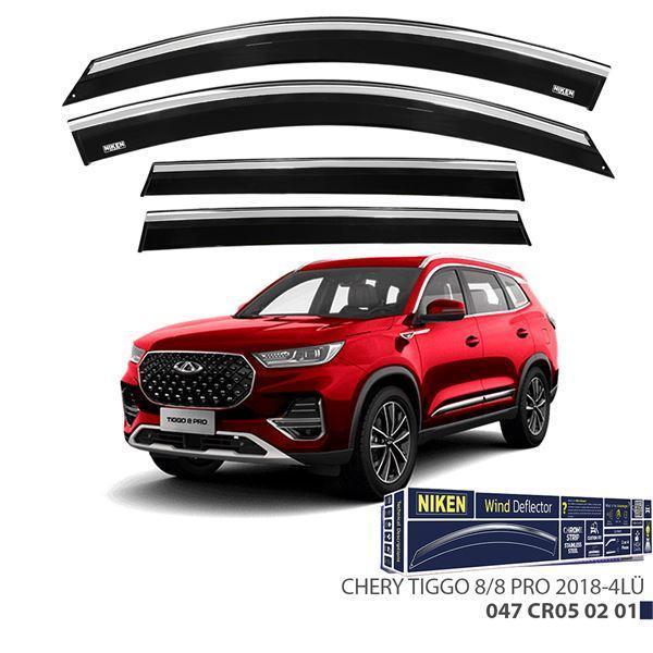 Nıken Chery Tıggo 8/8 Pro 2018- Kromlu Cam Rüzgarlığı 4L NKN-047CR050201 - Image 1