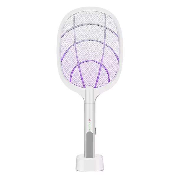 Masaüstü Standlı Şarjlı Sinek Öldürücü-Sinek Kovucu Raket (2818) - Image 1