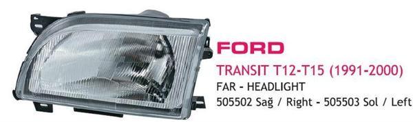 Ayfar Far Ford Transıt T 12-T 15 Sağ  1991-1995 AYF.505502 - Image 1