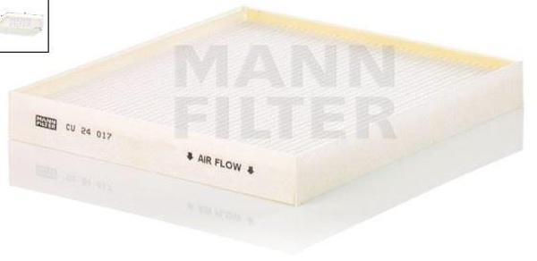 Mann Polen Fıltresi Kıa Sorento Iıı 3.3 (04/15 -      ) 199Kw(271Ps/Hp) - 3342Cc - Mot.G6Df MANN-CUK24017 - Image 1