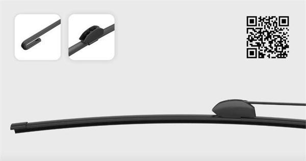 Silbak 480Mm Universal Kancalı Tip Muz Silecek Süpürgesi SI.SBE480 - Image 1