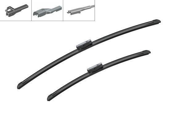 Bosch Aerotwin Multiclip Silecek Seti - [650/475 Mm] Alpına (B.Bovensıepen Kg); Bmw; Fıat; Ford; Jaguar; L 3397007467 - Image 1