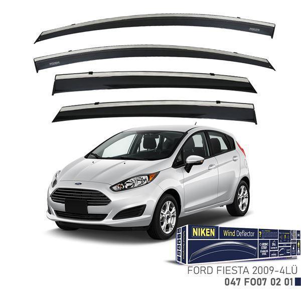 Nıken Ford Fıesta 2009- Kromlu Cam Rüzgarlığı 4Lü NKN-047FO070201 - Image 1