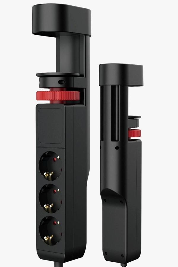 Masa Tipi Pd20w Akım Korumalı 3’lü Priz 2xusb 1xtype-c Girişli Kablolu Priz Ftr19 - Image 1