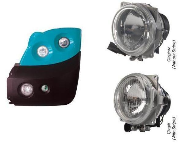 Aygersan Far Uzun Spot 12V Bone+Kablolu Çizgisiz Mercedes 403 Peugeot Premıer Temsa Otokar Iveco (24Ad) 13051E - Image 1