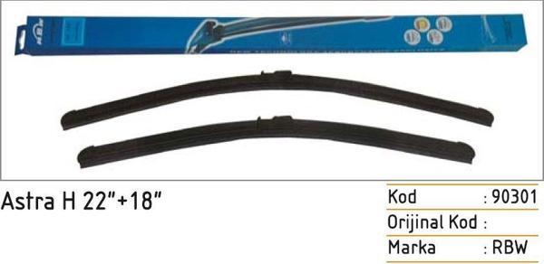 Inwells Silecek Süpürgesi (Muz) Opel Astra H (550 - 450 Mm) INW018063 - Image 1