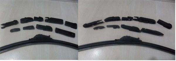 Inwells 530Mm 9 Aparatlı Banana Tip Silecek Süpürgesi INW018037 - Image 1