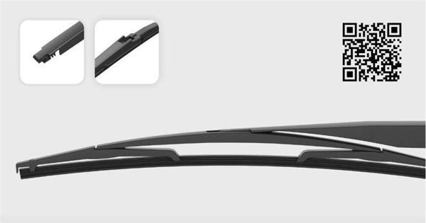 Silbak Silecek Süpürgesi Arka (300Mm) Opel Astra J (01/10>), Astra Gtc (11/11>), Astra Sports Tourer (01/11 SI.SP12ARJ - Image 1