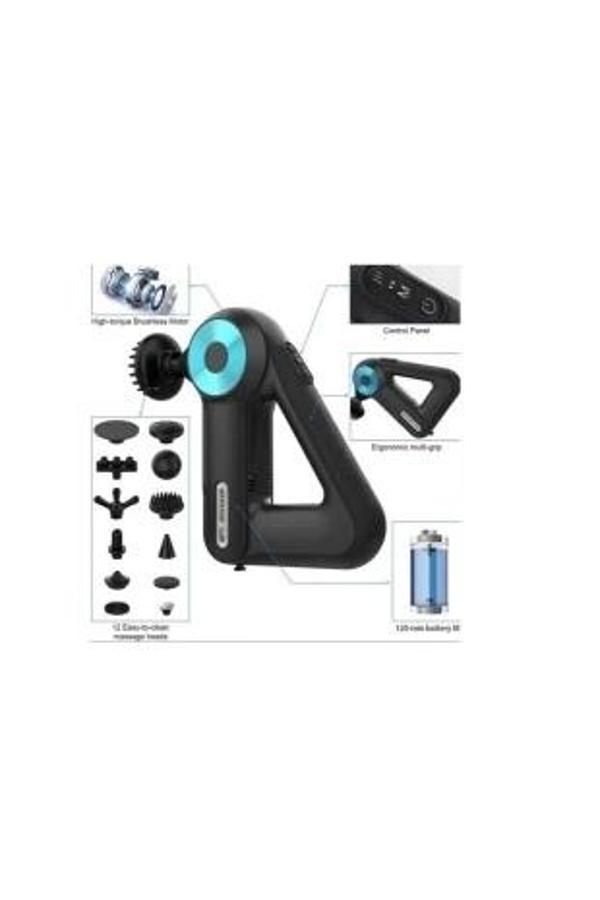 12 Başlıklı Profesyonel Masaj Sı Sporcu Masaj Aleti Seti  6 Hızlı Şarjlı Masaj - Image 1