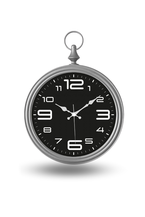 Büro Ev Ofis Hediyesi için Köstekli Şekil Duvar Saati - Image 1