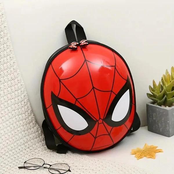 Spider-Man Süper Kahraman Çantası Ayarlanabilir Omuz Askısı, Dayanıklı Kumaş, Kırmızı ve Siyah Tasar - Image 1