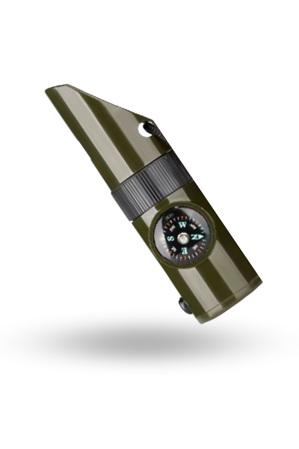 Büro Ev Ofis Kamp Deprem Çantası için Feneri Termometre Pusula Büyüteç Bölmeli Düdüğü - Image 1