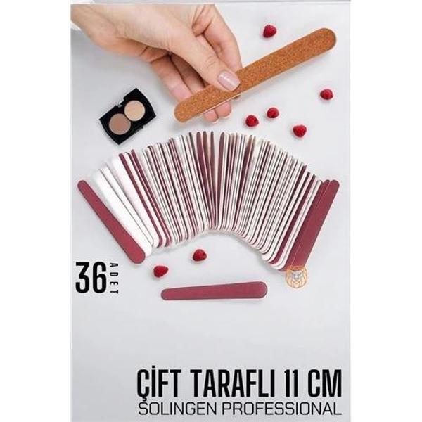 Turk Tırnak Törpüsü Kullan-At Çift Taraflı 36 ADET Solingen Professional - Image 1