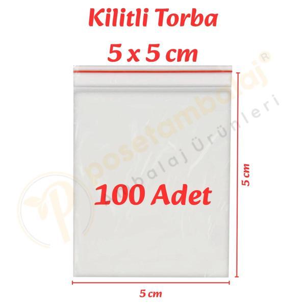 5x5 cm. Kilitli Torba (100 Adet) - Image 1