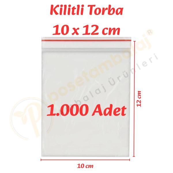 10x12 cm. Kilitli Torba (1.000 Adet) - Image 1