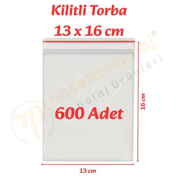 13x16 cm. Kilitli Torba (600 Adet) - Image 1