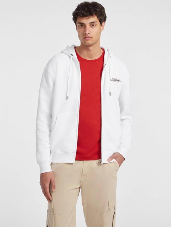 Guess Jeans Erkek Beyaz Sweatshirt M4YQ27K9V31-G011 - Image 1