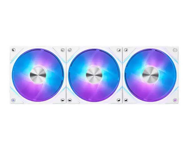 MSI MPG EZ120 ARGB-3W 3IN1 3x120mm Beyaz Kasa Fanı - Image 1