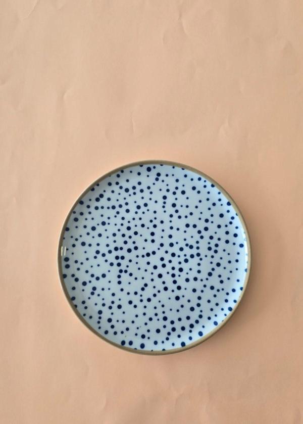 Porland Spotty Benekli Pasta Tabağı 20cm 6 Parça - Image 1